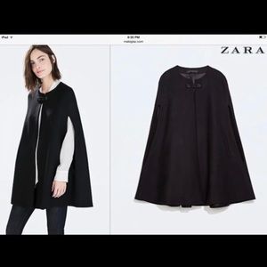 Zara cape coat